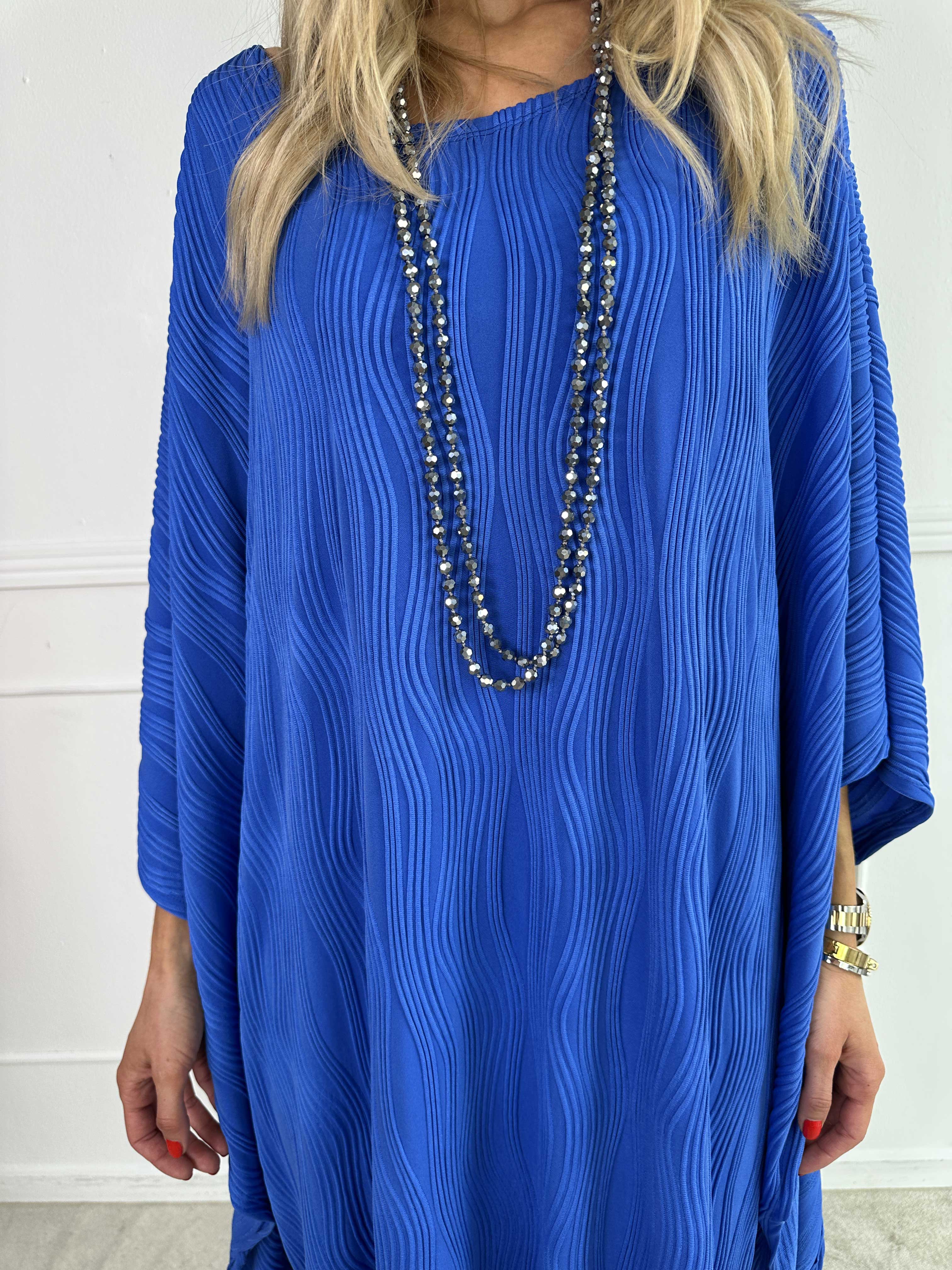 Kaja - Elastisk tunika i blødt rillet stof